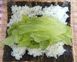カニカマとレタス巻き（サラダ巻き）作り方4写真