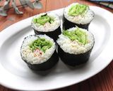 カニカマとレタス巻き（サラダ巻き）作り方6写真