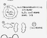 ミニーちゃんのお弁当　キャラ弁作り方1写真