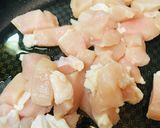 鶏肉のクリームチーズ炒め作り方1写真