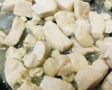 鶏肉のクリームチーズ炒め作り方2写真