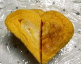 お弁当に♫ハートの卵焼き作り方4写真