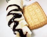 チョコバナナとクッキー作り方1写真