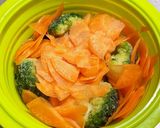 冷凍野菜&レンジで簡単サラダ わかめ入り作り方3写真