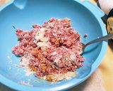 混ぜるだけの手作りパテで！ハンバーガー作り方1写真