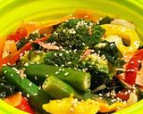 冷凍野菜&レンジで簡単サラダ わかめ入り作り方8写真