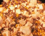 豆腐とコーンのそぼろ餡かけ丼作り方4写真