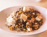 豆腐とコーンのそぼろ餡かけ丼作り方5写真