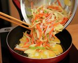 野菜たっぷり！簡単スパニッシュオムレツ作り方4写真