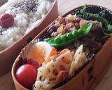 基本の牛丼★新玉ねぎ★お弁当作り方7写真
