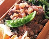 基本の牛丼★新玉ねぎ★お弁当作り方8写真