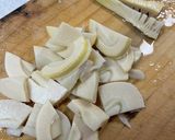 若竹煮にプラス魚河岸揚げ作り方2写真