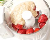 【vegan・砂糖なし】いちご甘酒プリン作り方2写真
