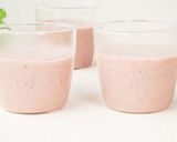 【vegan・砂糖なし】いちご甘酒プリン作り方8写真