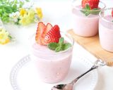 【vegan・砂糖なし】いちご甘酒プリン作り方9写真