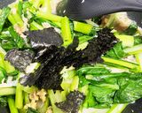 小松菜とシーチキンのバター醤油炒め♡作り方5写真
