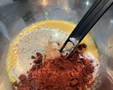 ローカーボ　チョコバナナケーキ作り方3写真