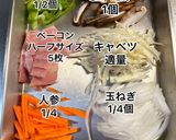 ★ササミのゆで汁でコンソメスープ★作り方1写真