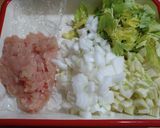 鶏むね肉で作るゴロゴロボロネーゼパスタ作り方2写真