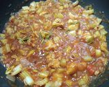 鶏むね肉で作るゴロゴロボロネーゼパスタ作り方7写真