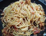 鶏むね肉で作るゴロゴロボロネーゼパスタ作り方9写真