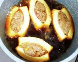 厚揚げの肉詰めあんかけ作り方5写真