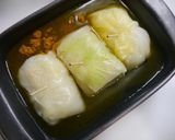 レンジで簡単！ロールキャベツ　カレー風味作り方3写真