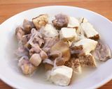 あっさりおいしい鶏肉豆腐(塩)作り方9写真