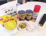 豆ごろごろワッフル作り方1写真