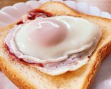 Fried egg 目玉焼きtoast☆作り方6写真