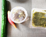 きゅうりと茗荷のもずく酢あえ作り方7写真