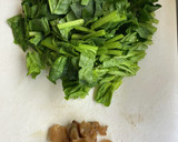 米粉でほうれん草と搾菜のお焼き作り方1写真