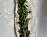 米粉でほうれん草と搾菜のお焼き作り方4写真