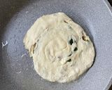 米粉でほうれん草と搾菜のお焼き作り方5写真