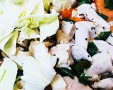 人参・ピーマン・キャベツの三色野菜炒め作り方2写真