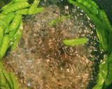 絹さやのツナマヨ・だし醤油和え作り方2写真