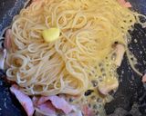 茅乃舎野菜だし★即席パスタ　カルボナーラ作り方4写真
