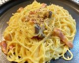 茅乃舎野菜だし★即席パスタ　カルボナーラ作り方5写真