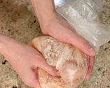 【楽めし】鶏胸肉のお好み焼き風作り方2写真