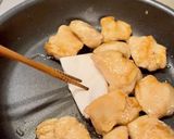 【楽めし】鶏胸肉のお好み焼き風作り方3写真