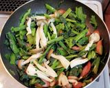 冷凍ほうれん草としめじ炒め作り方5写真