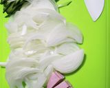新玉ねぎ、きゅうりとハムのマリネ作り方1写真