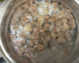 鶏肝（鶏レバー）の甘辛煮　オクラ乗せ作り方4写真
