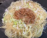 ワンパン納豆しらすスパゲティ作り方4写真