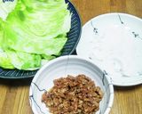 新タマネギと挽き肉のレタス包み作り方6写真