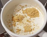 豆好きのための。きな粉ソイパンナコッタ作り方1写真