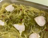 大メスティンで蕗のとうパスタ作り方3写真