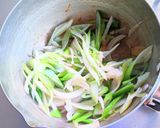 鶏ネギ旨塩うどん作り方4写真