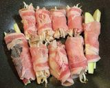 モヤシとエリンギの豚肉巻き作り方5写真