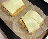 ダイエット飯！厚揚げとキムチのチーズ焼き作り方4写真